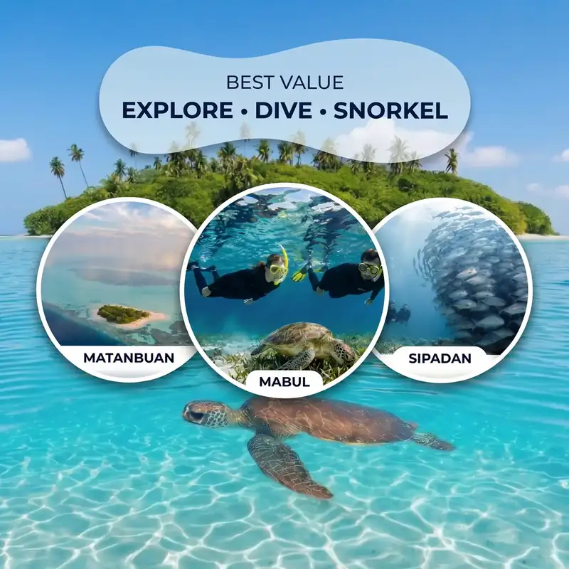 Multi-day island packages including accommodation and hopping tours Dayang Resort