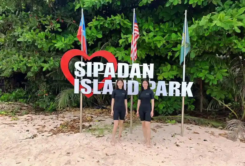 Scuba diving Sipadan Island to see huge schools of fish with Dayang Resort in the Semporna Islands area.
